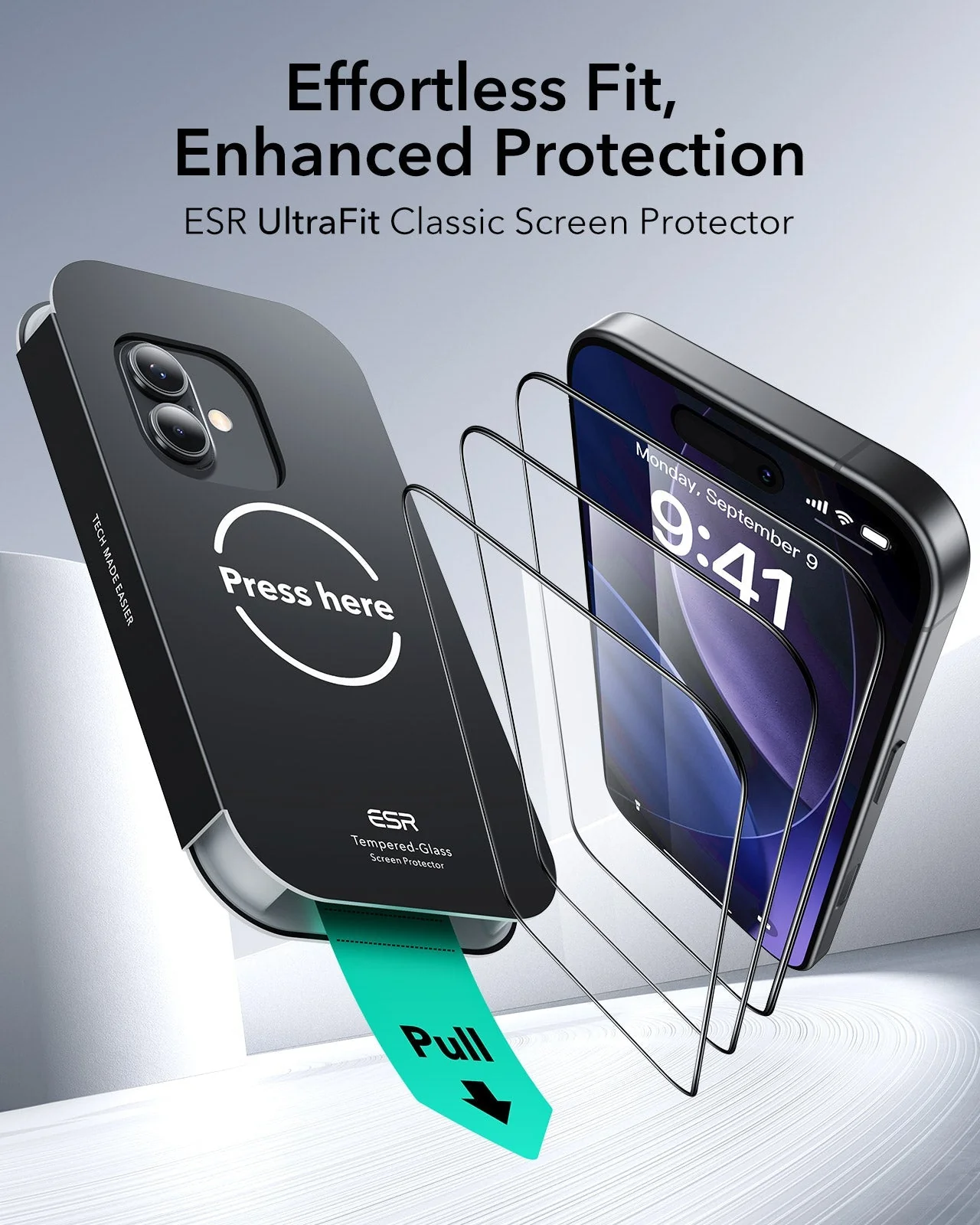 iPhone 17 UltraFit Classic Screen Protector - 3 Pack - Image 2