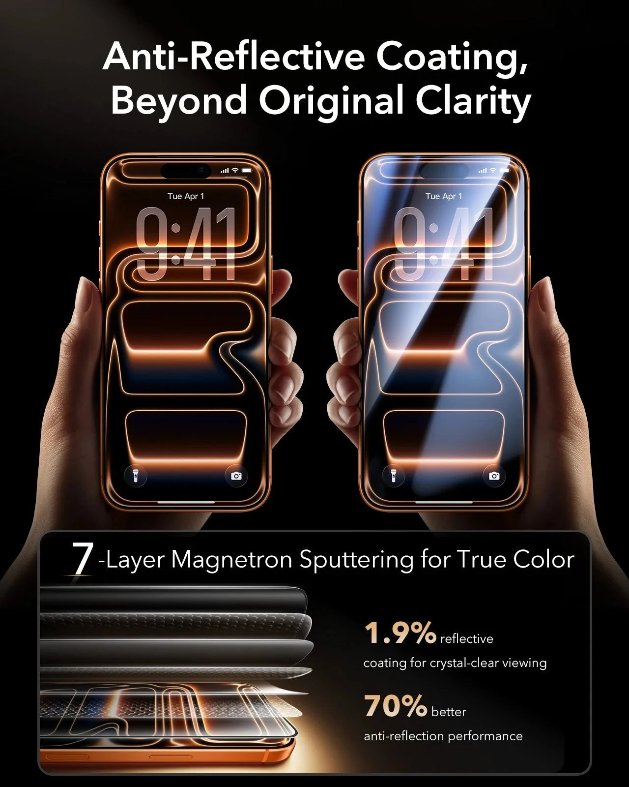 iPhone 17 Pro Max UltraFit Armorite®️ Pro Screen Protector - 3 Pack - Image 6