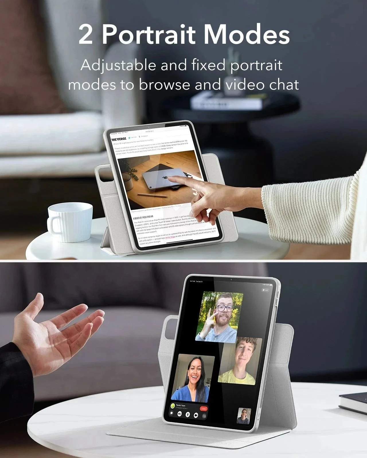 iPad Pro 11ʺ (2025) Rebound Case and Screen Protector Bundle - Brilliant White - Image 6