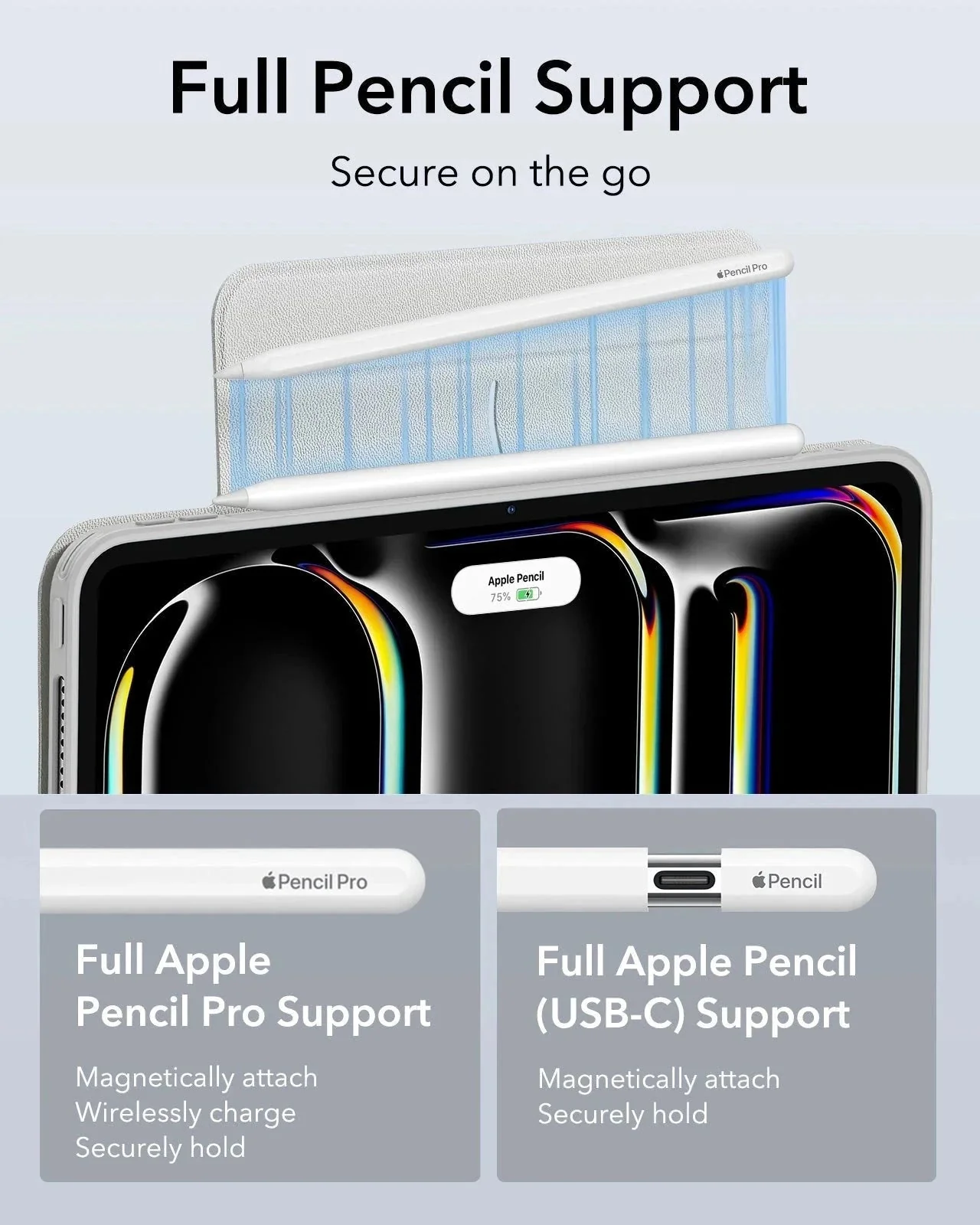 iPad Pro 11ʺ (2025) Rebound Case and Screen Protector Bundle - Brilliant White - Image 8