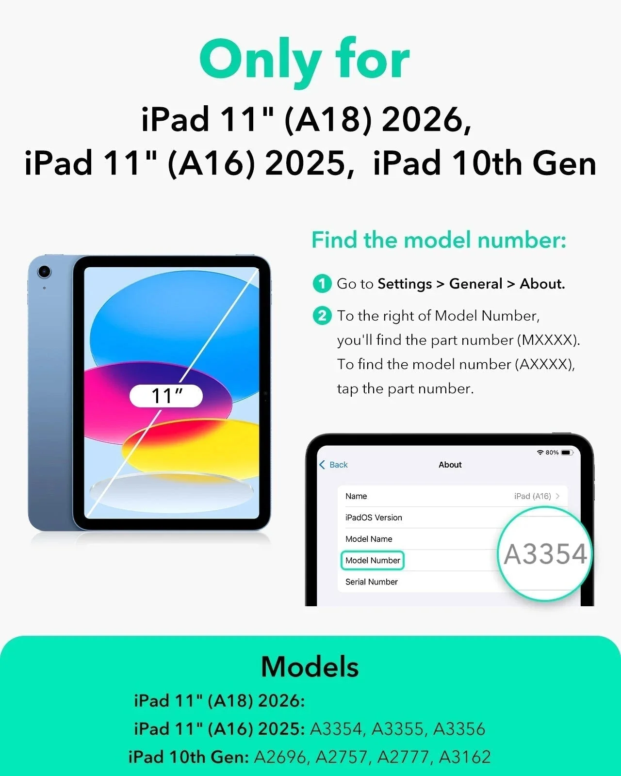 iPad 10th Generation UltraFit Armorite® Paper-Feel Screen Protector – 2 Pack - Image 2