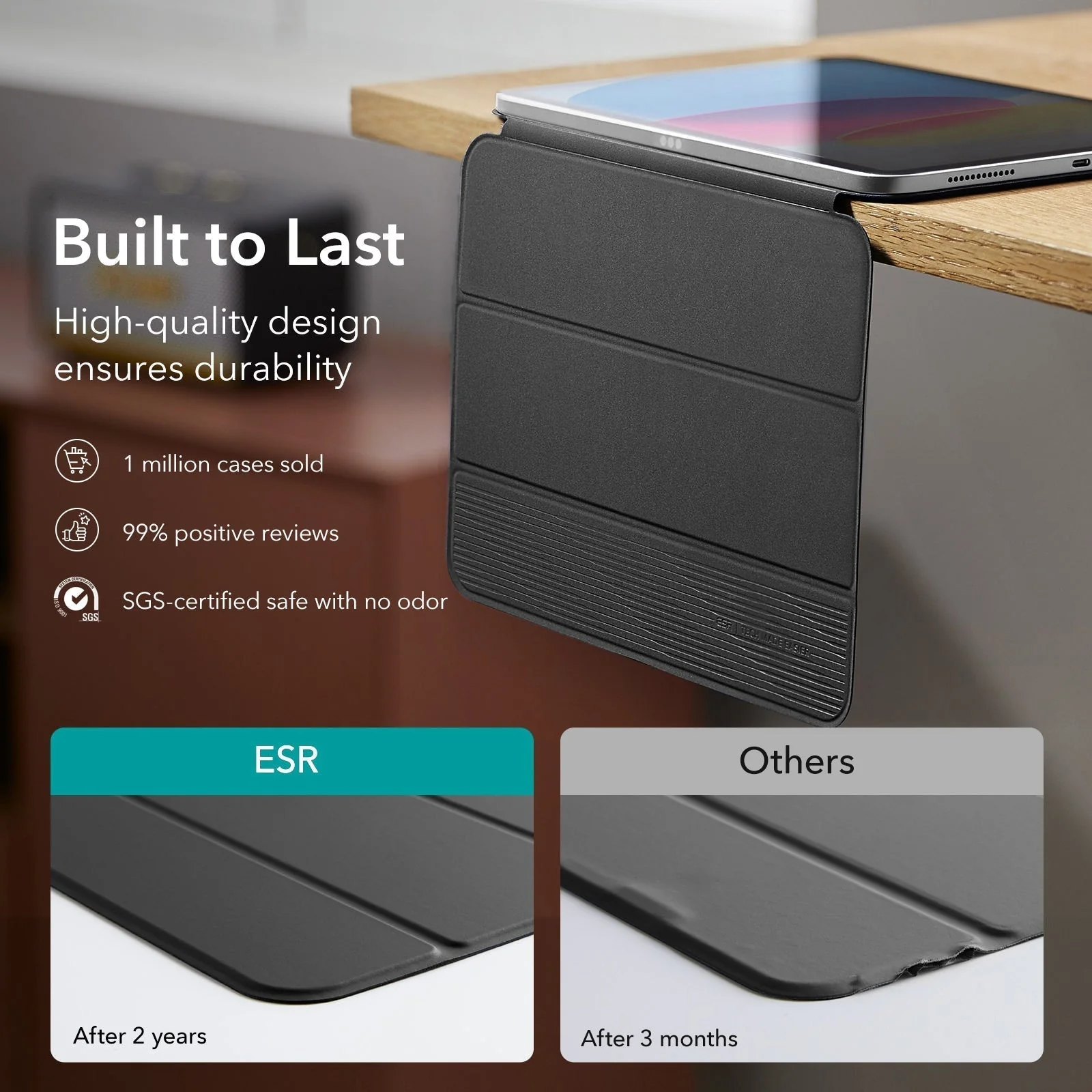 iPad 11“ (A16, 2025)/10th Generation Rebound Magnetic Case - Black - Image 9