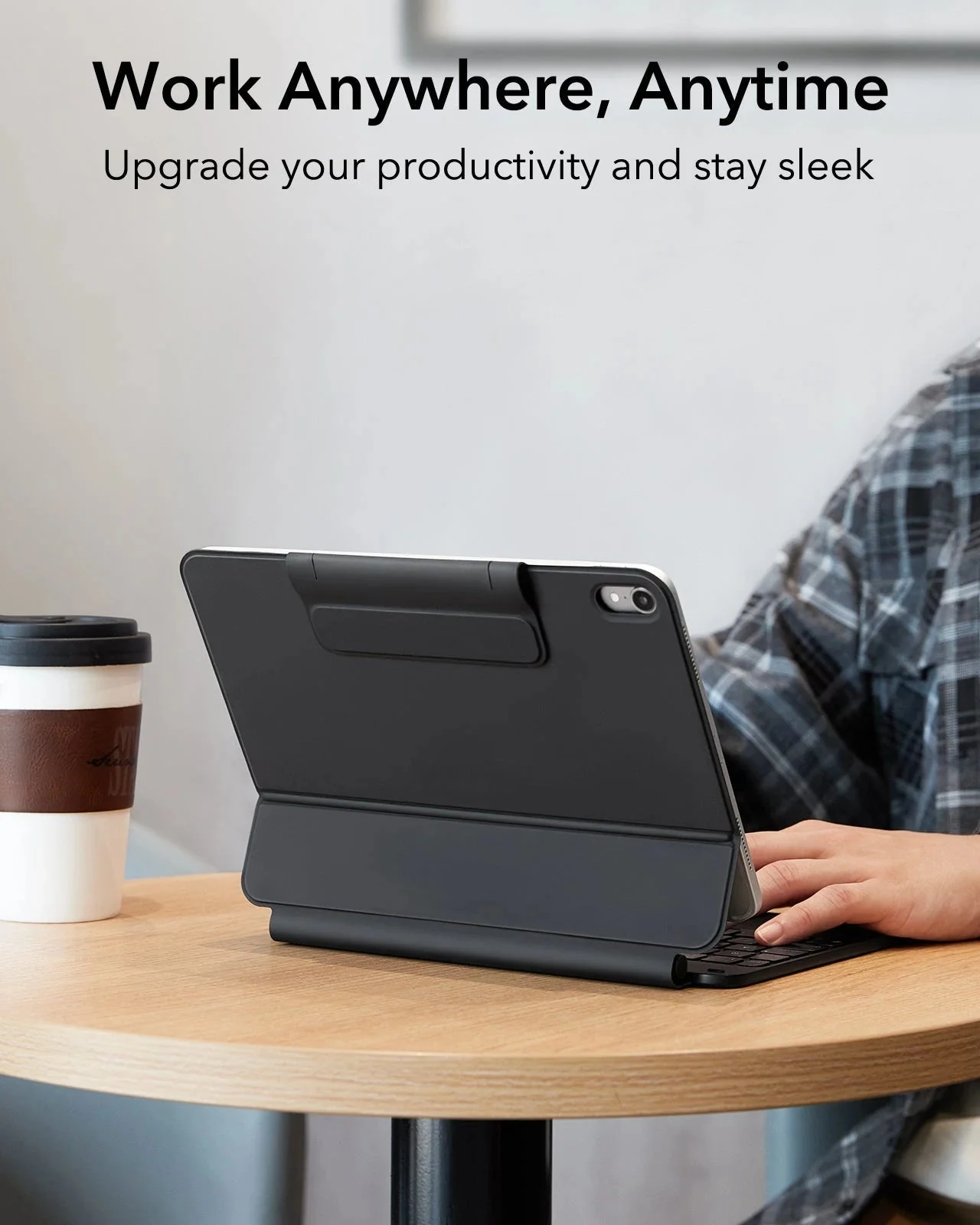 iPad 10th Generation Rebound Magnetic Keyboard Case - US Layout-Black - Image 3