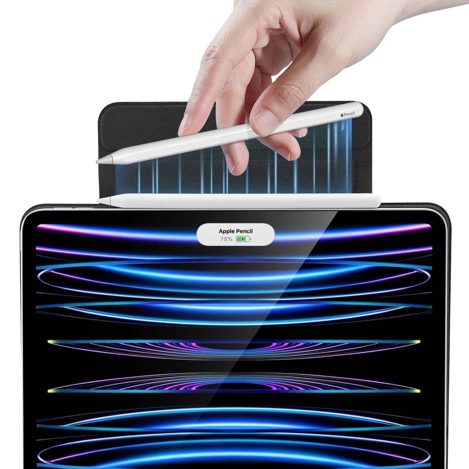 iPad Air 10.9” (5th/4th Gen), and Pro 11” (4th/3rd/2nd/1st Gen) Rebound Magnetic Keyboard Case - DE Layout - Image 3