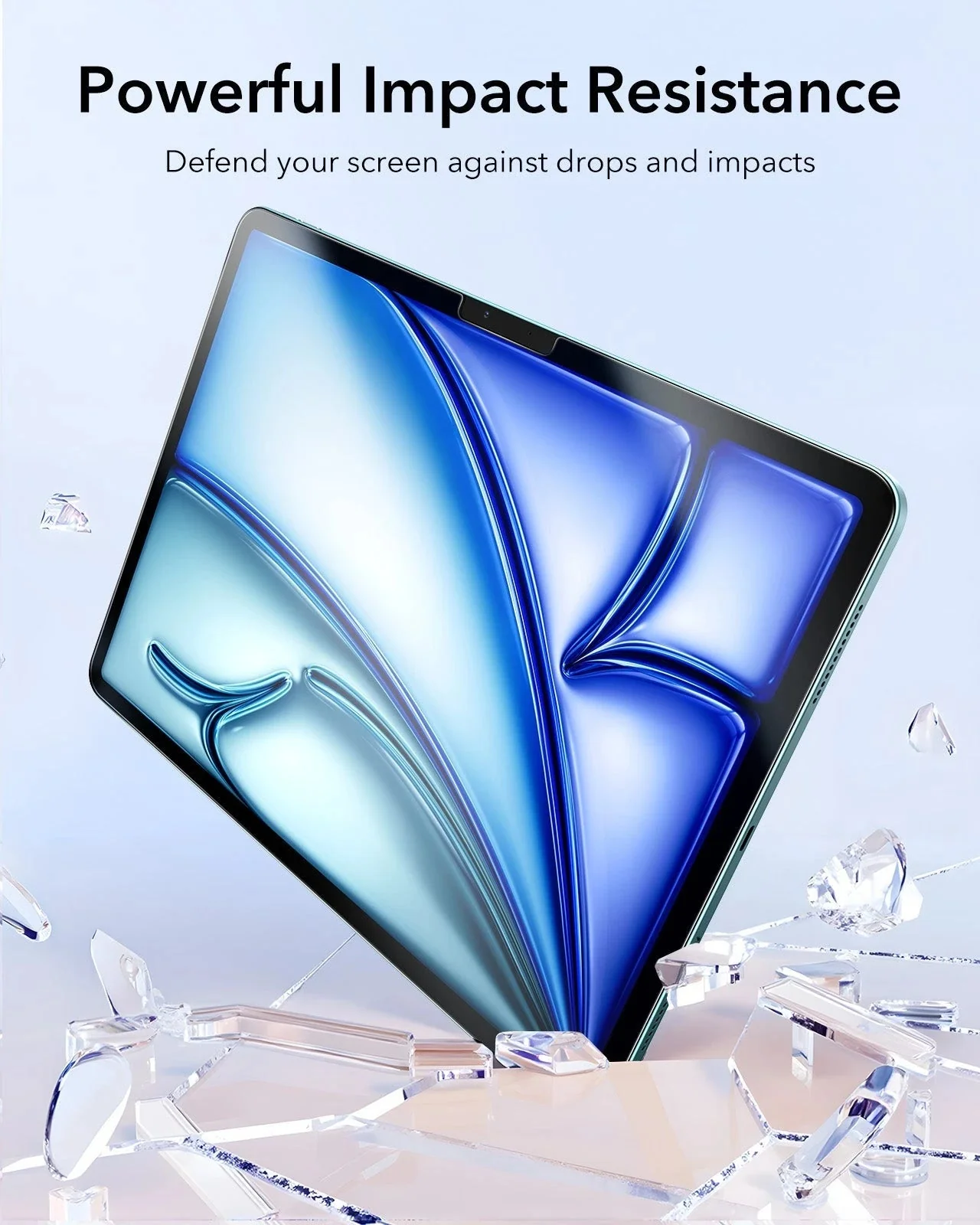 iPad Air 11" (2025) Paper-Feel Tempered Glass Screen Protector - 2 Pack - Image 6