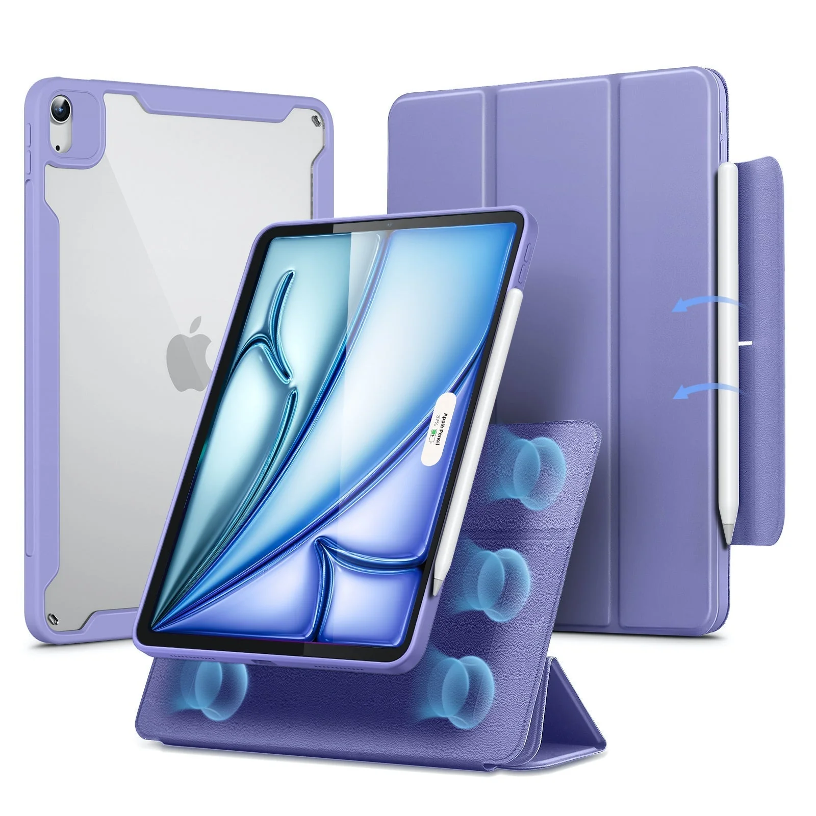 iPad Air 11" (2025) Rebound Hybrid Case 360 - Purple