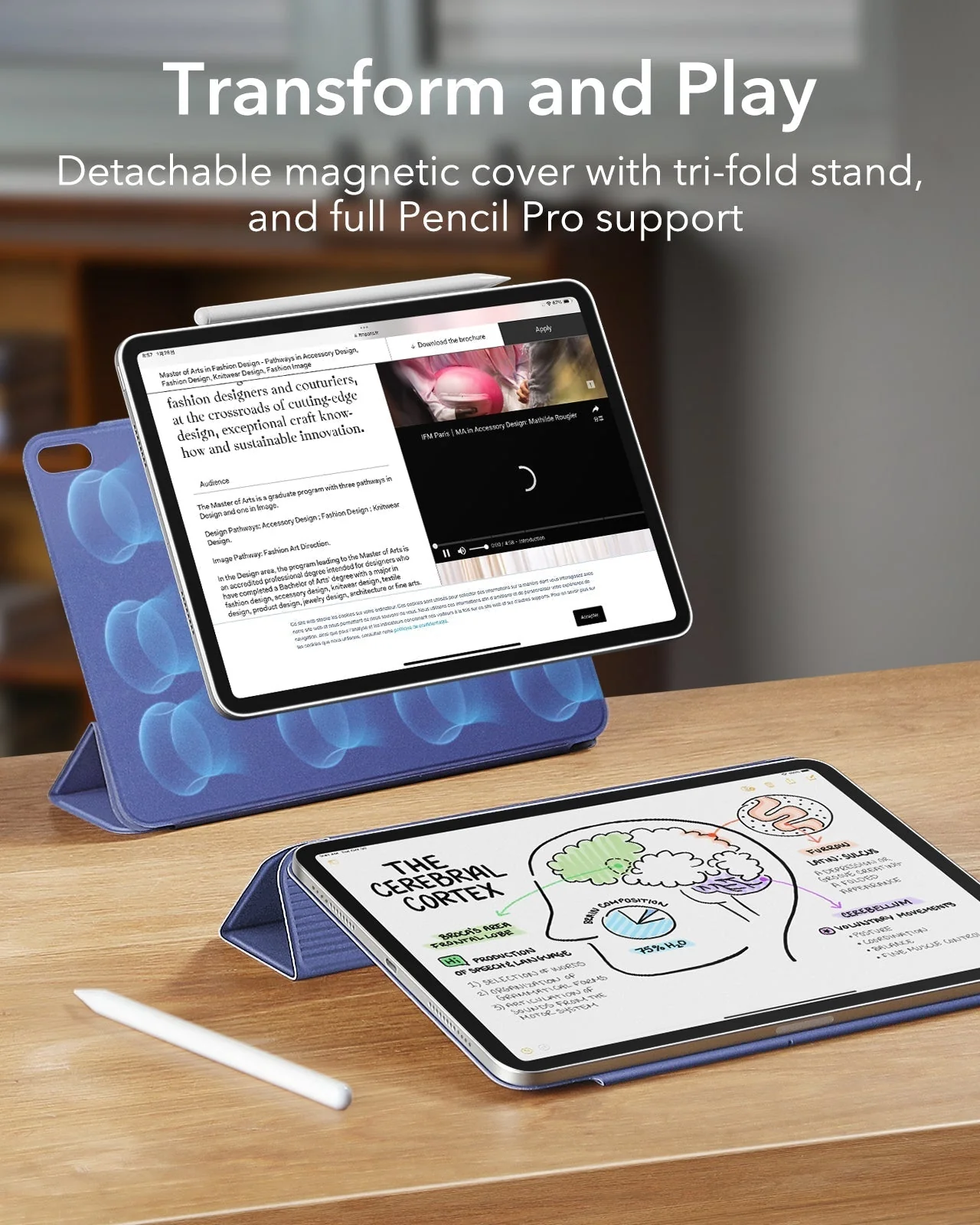 iPad Air 11″ (2025) Rebound Magnetic Case - Black - Image 3