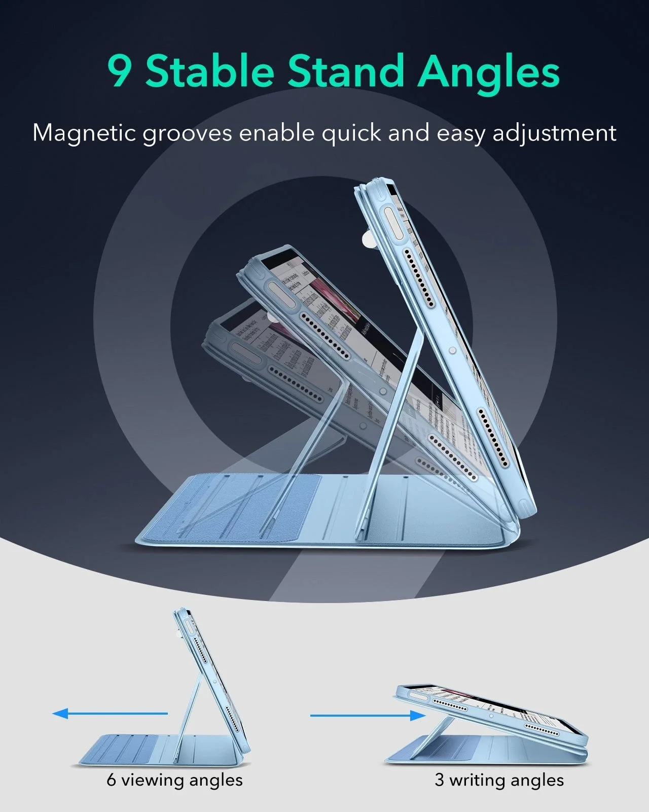 iPad Air 11" (2025) Shift Magnetic Case - Blue - Image 6
