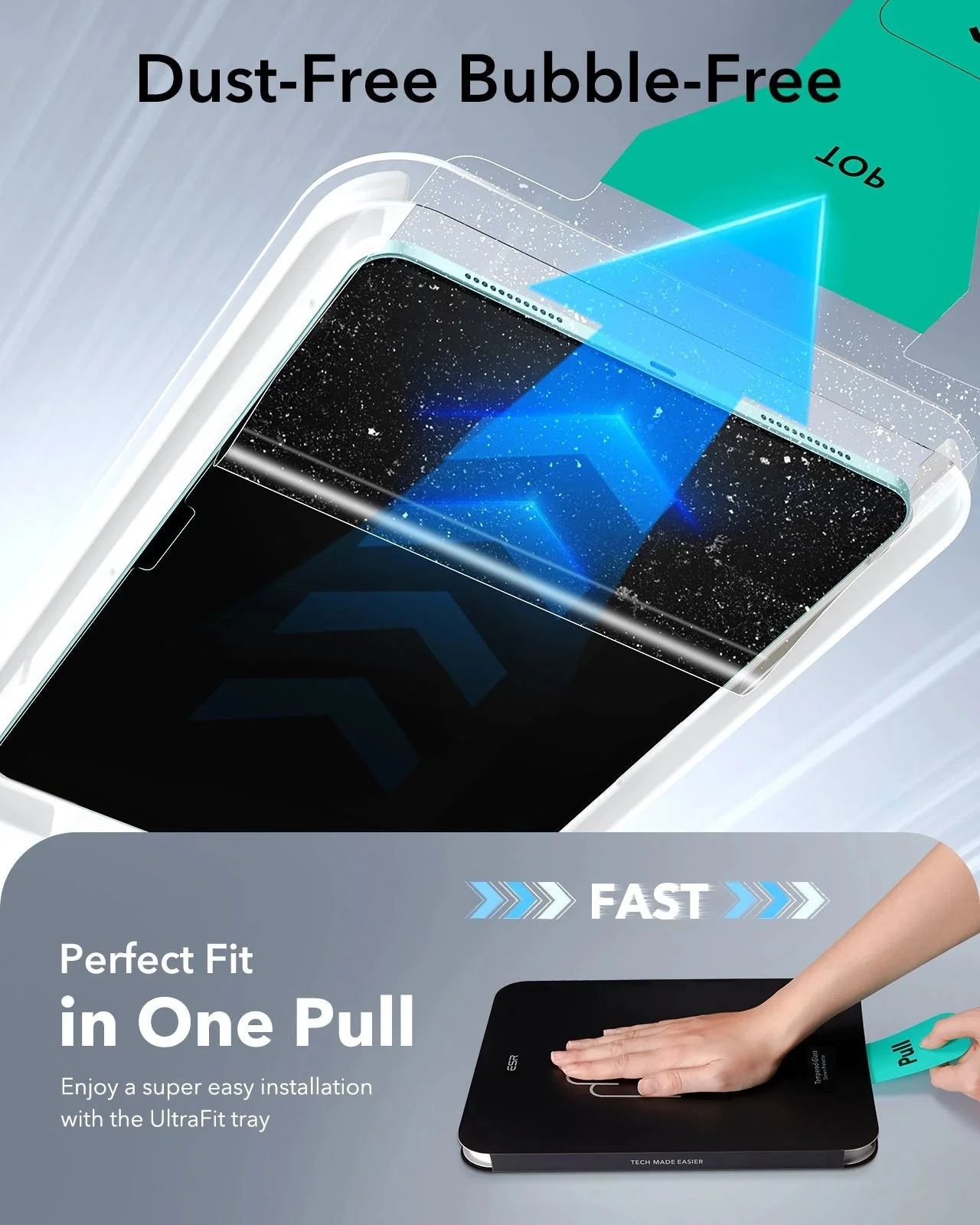 iPad Air 11" (M4) 2026 UltraFit Classic Screen Protector - 2 Pack - Image 4