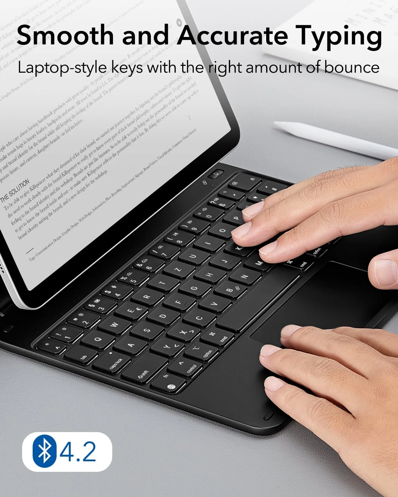 iPad Air 11” (2025) Rebound Magnetic Keyboard Case - DE Layout - Image 6