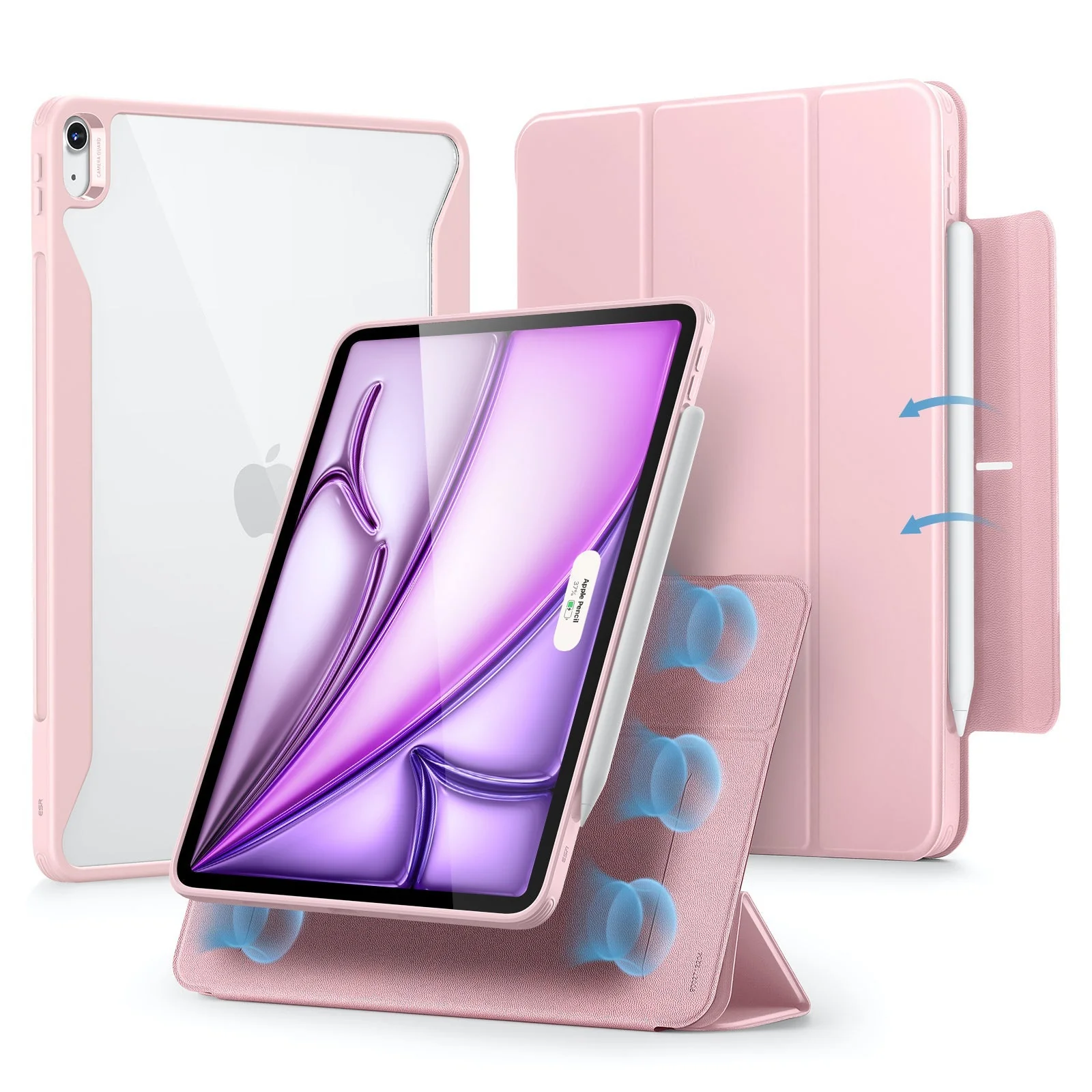 iPad Air 13ʺ (2024) Rebound Hybrid Case 360 - Pink