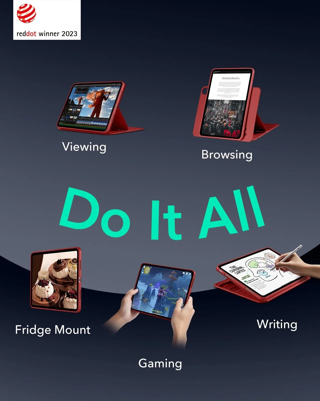 iPad Air 13ʺ (2024) Shift Transformation Bundle - Red - Image 4