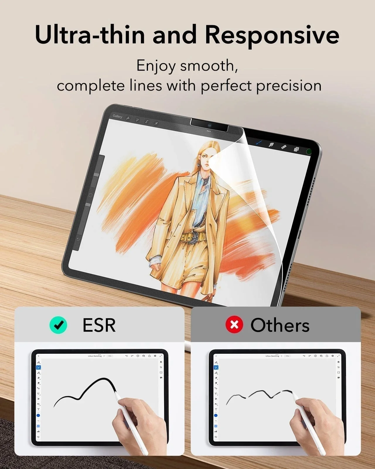 iPad Air 13" (2025) Paper-Feel Screen Protector Set - 2 Paper-Feel + 2 UltraFit Classic - Image 6