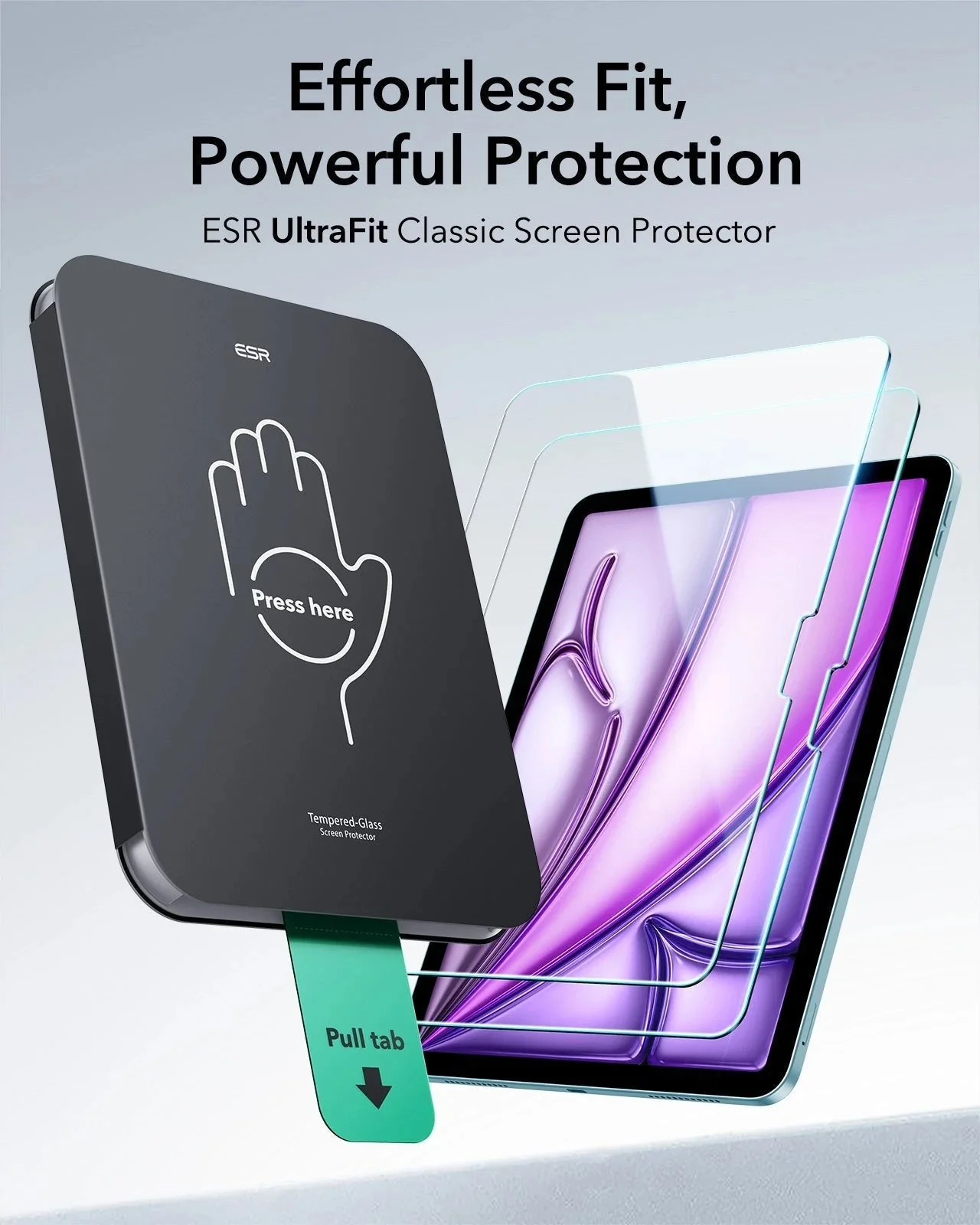 iPad Air 13" (2025) Paper-Feel Tempered-Glass Screen Protector Set - 2 Paper-Feel Tempered-Glass + 2 UltraFit Classic - Image 10