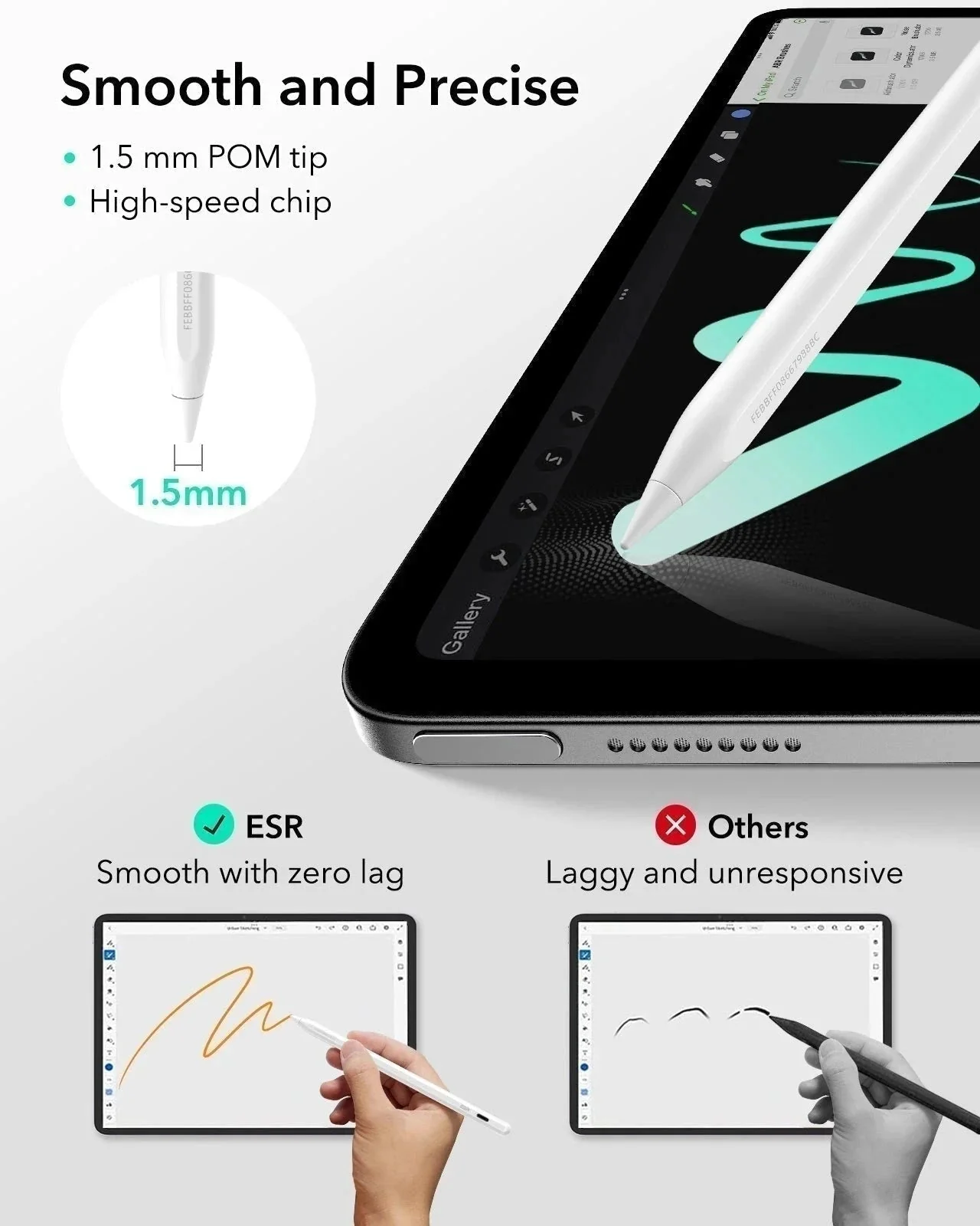 iPad Air 13” (2025) Rebound Magnetic Keyboard Case 360 Pencil Bundle-US Layout-Black - Image 12