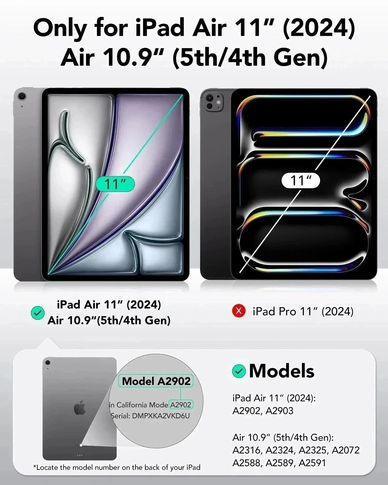 iPad Air 11ʺ (2024), Air 10.9ʺ (5th/4th Gen) Rebound Hybrid Case 360 - Light Purple - Image 2