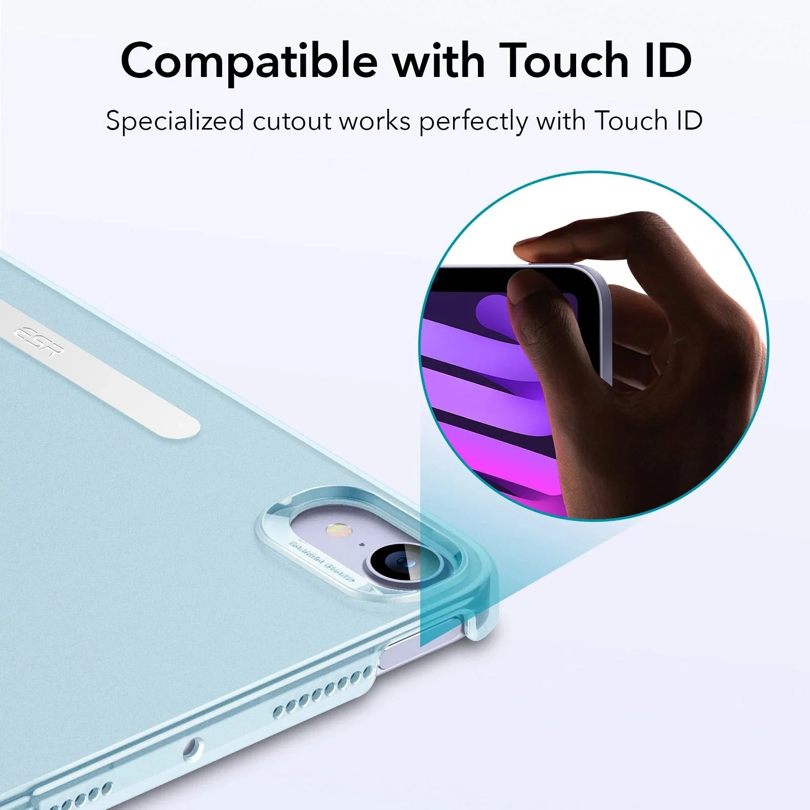 iPad mini 6 (2021) Ascend Trifold Case - Mint Green - Image 8