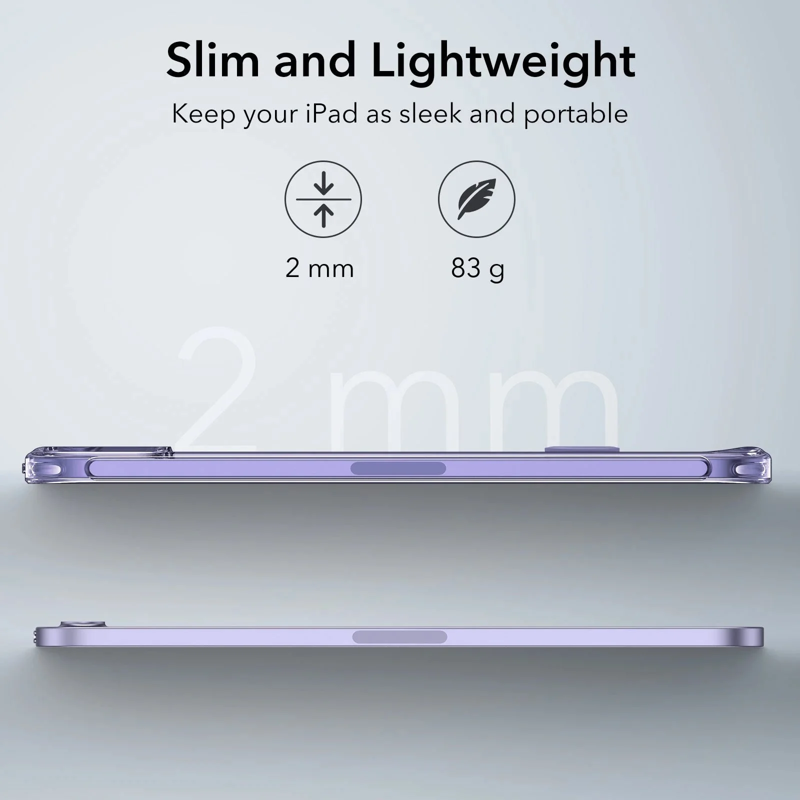 iPad mini 7/mini 6 Boost Kickstand Case - Clear - Image 4