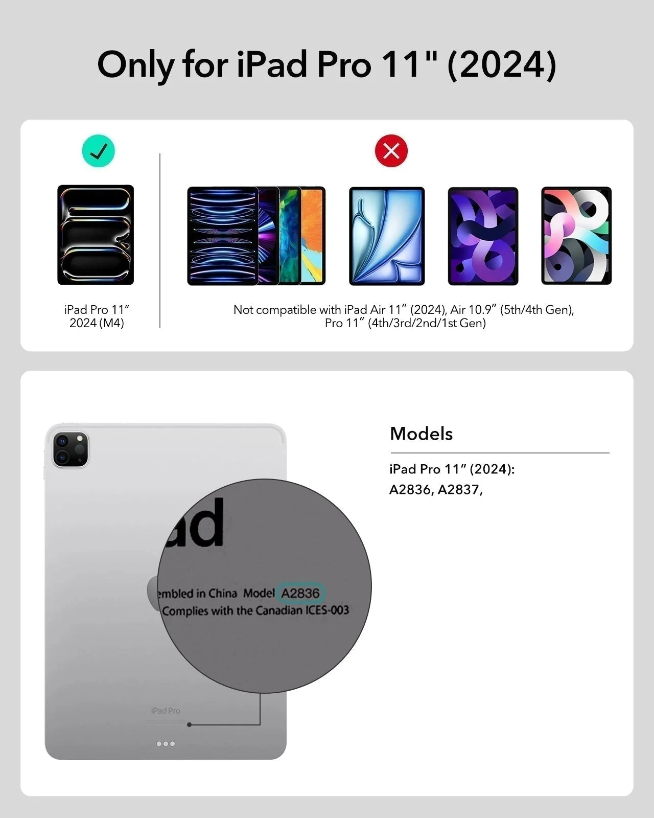 iPad Pro 11” (2024) Ascend Keyboard Case - DE Layout-White - Image 2