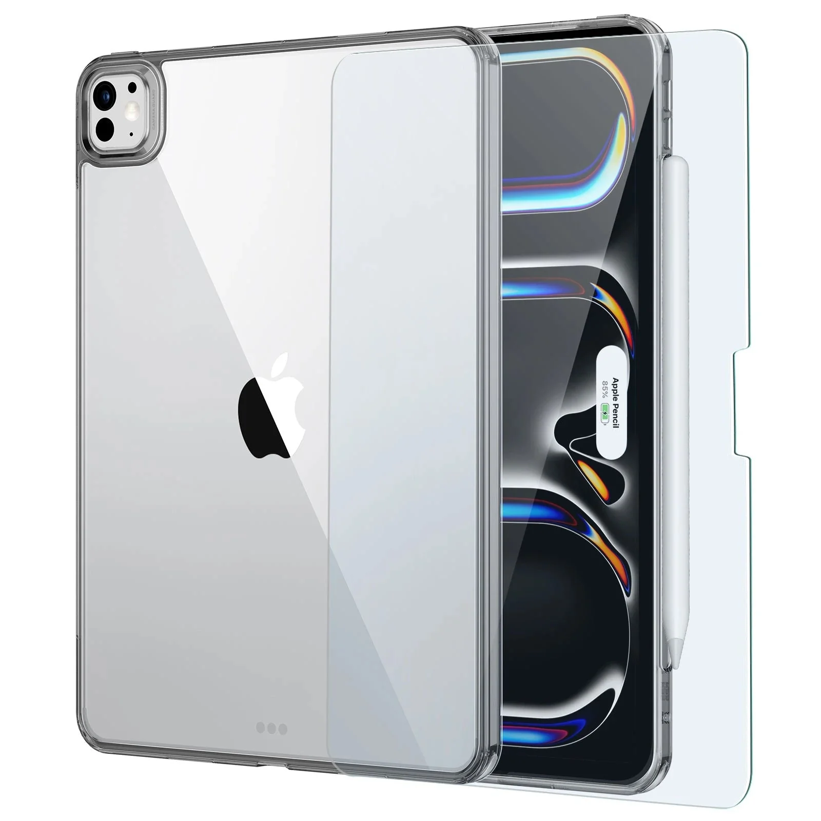 iPad Pro 11ʺ (2024) Classic Hybrid Protection Bundle - Clear Black