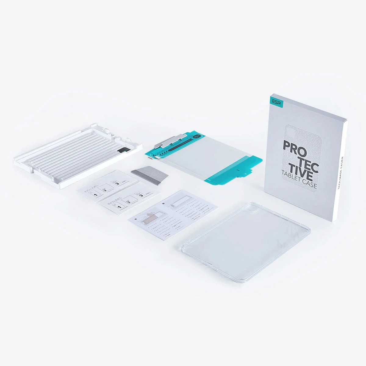 iPad Pro 11ʺ (2024) Classic Hybrid Protection Bundle - Clear Black - Image 2