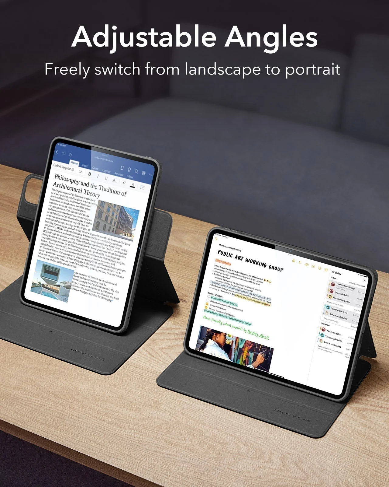 iPad Pro 11ʺ (2024) Rebound Hybrid Case 360 - Grey - Image 5