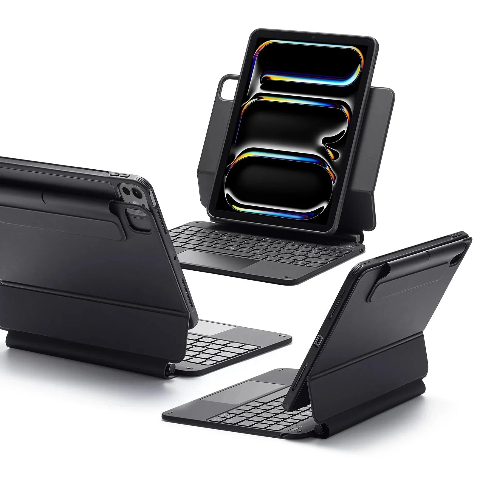 iPad Pro 11” (2024) Rebound Magnetic Keyboard Case 360 - DE Layout-Black - Image 3