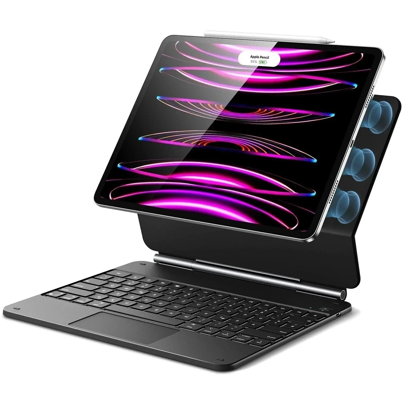 iPad Air 13″ (2024) Rebound Magnetic Keyboard Case - US Layout-Black