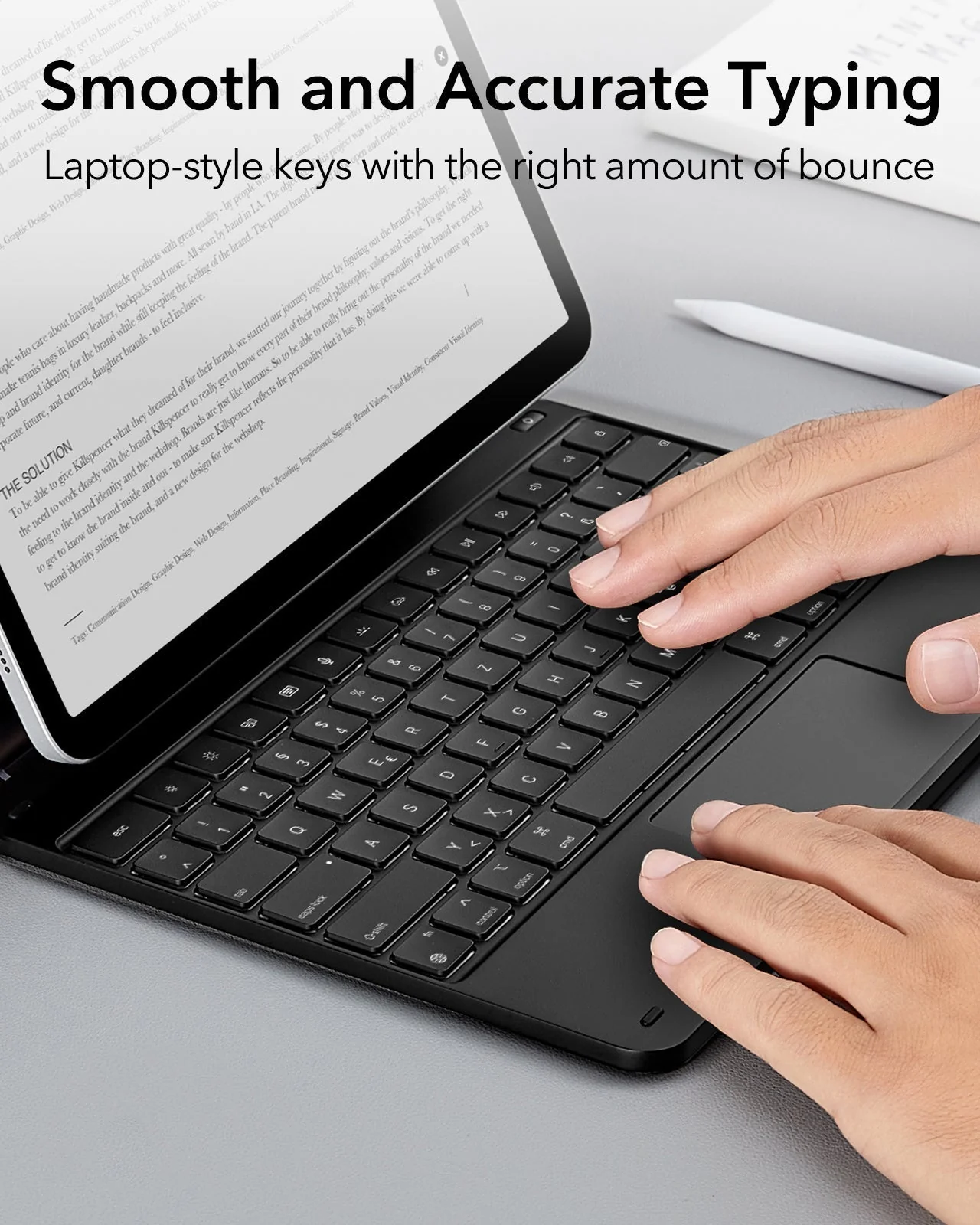 iPad Pro 12,9 Zoll (2022) Rebound Magnetische Tastatur - DE Layout - Image 5