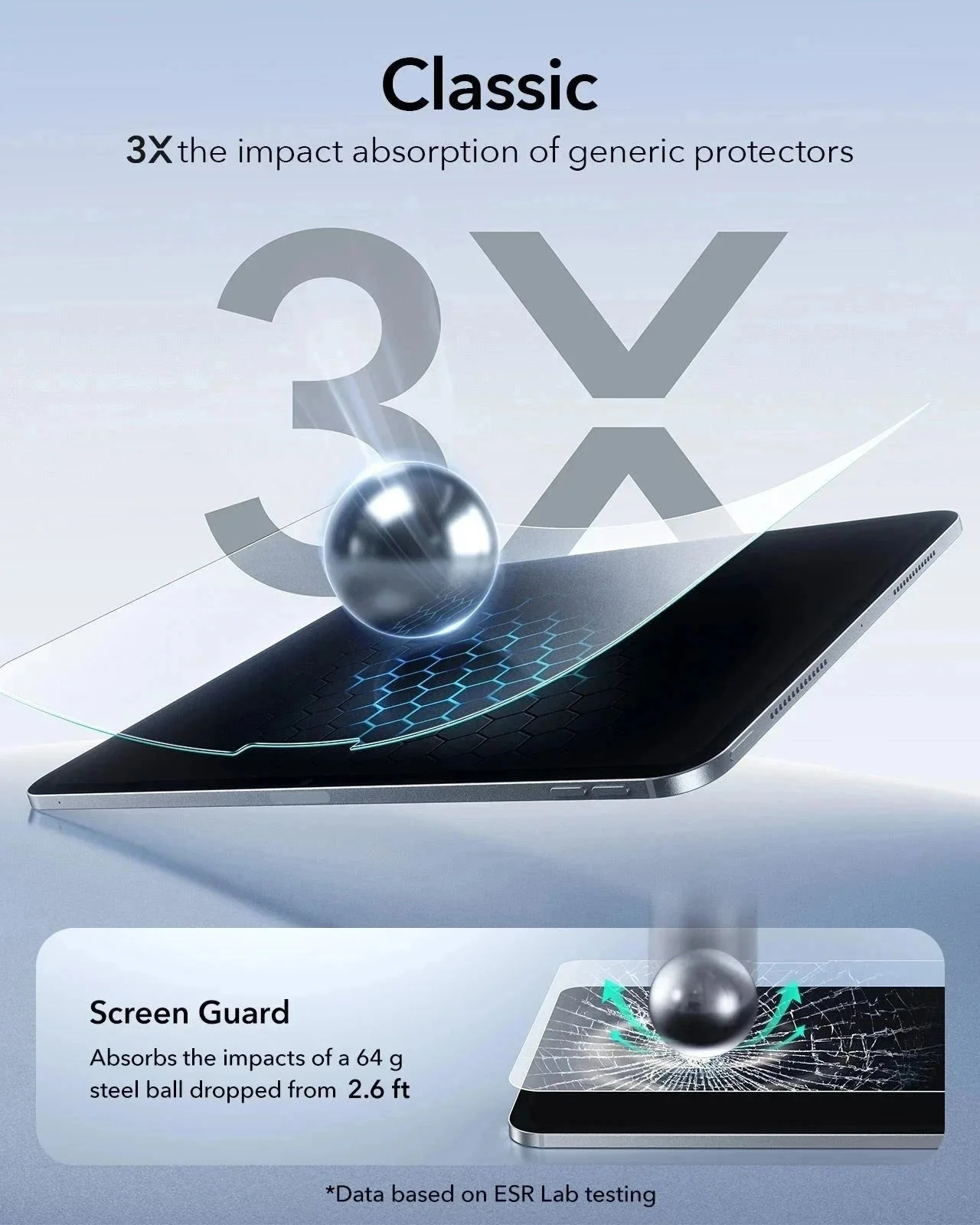 iPad Pro 13" (M5) 2025 UltraFit Paper-Feel Screen Protector – 2 Pack - Image 6