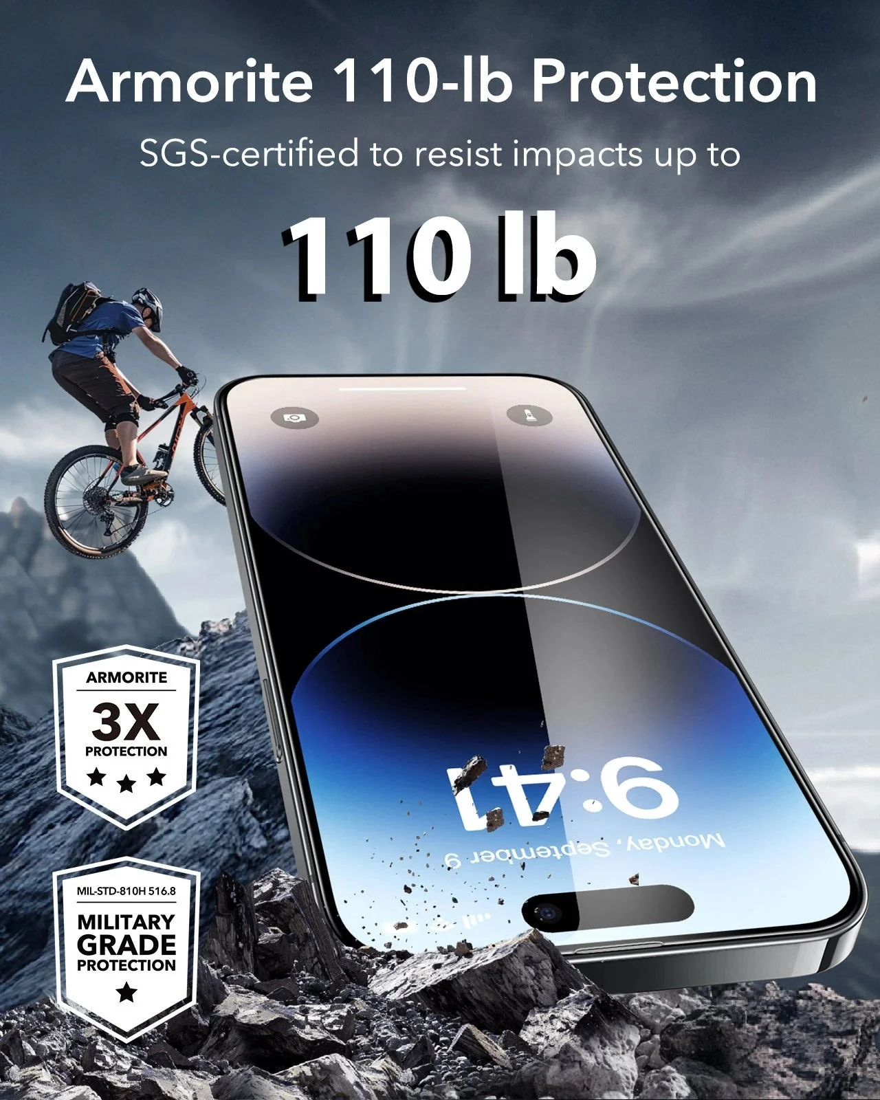 iPhone 14 Pro UltraFit Armorite Screen Protector - 3 Pack - Image 5
