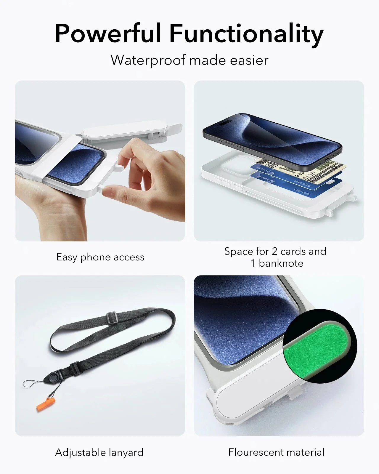 iPhone 15 Pro/14 Pro/13 Pro Waterproof Phone Pouch Pro - Purple - 1 Pack - Image 9