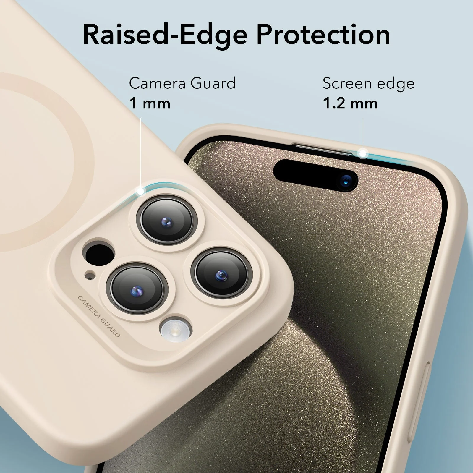 iPhone 15 Pro Cloud Soft Case (HaloLock) - Black - Image 4