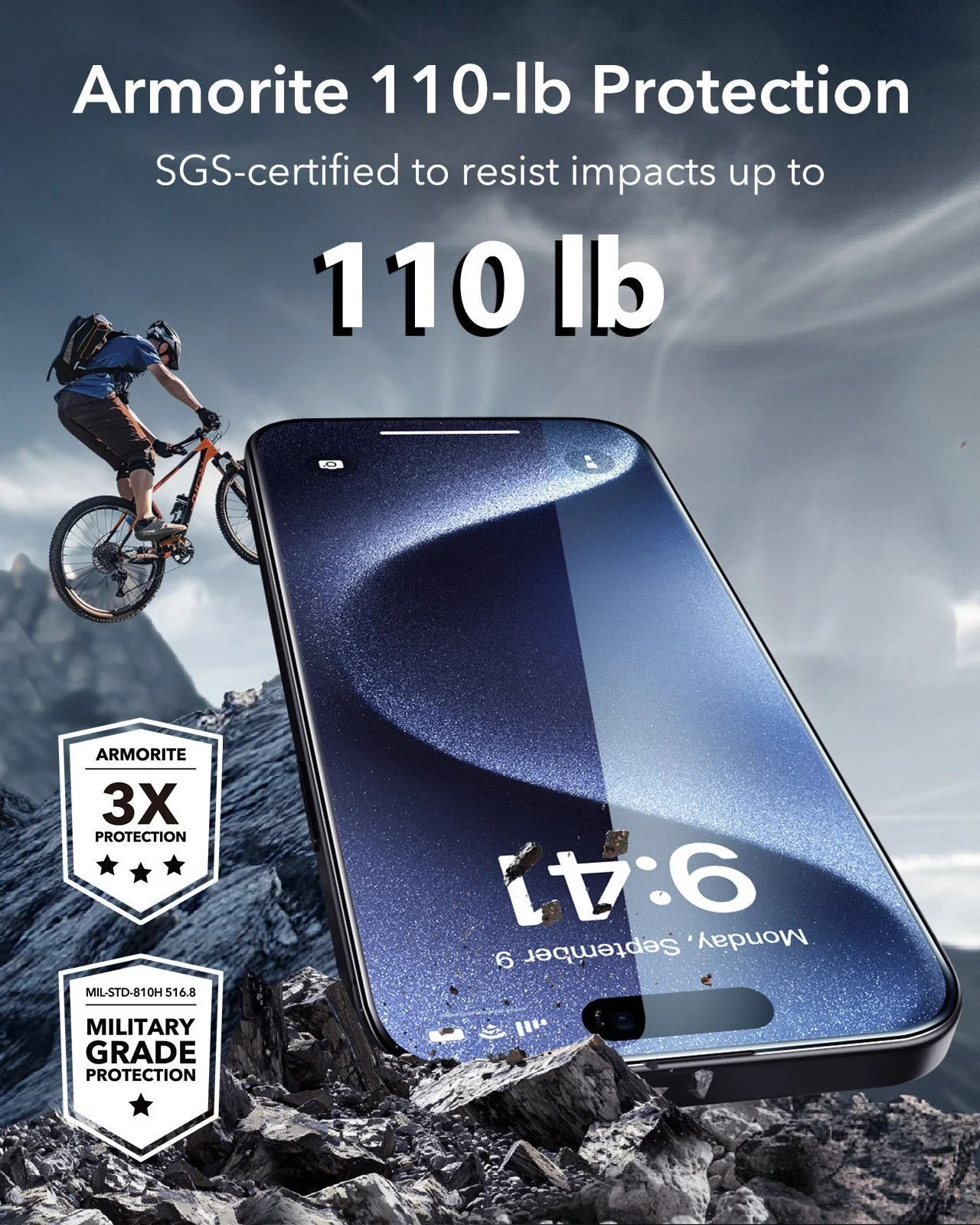 iPhone 15 Pro UltraFit Armorite Screen Protector - 3 Pack - Image 5