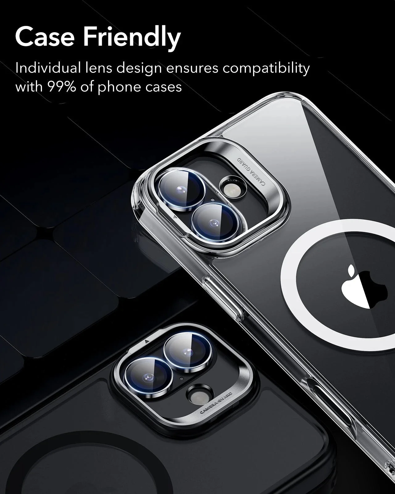 iPhone 16/16 Plus Armorite Camera Lens Protectors - Clear - 2 Pack - Image 8