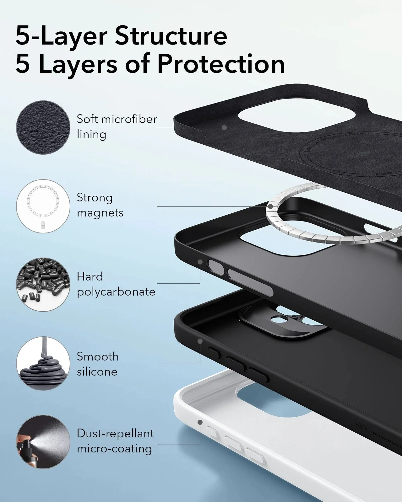 iPhone 16 Cloud Soft Magnetic Case (Camera Control) - Black - Image 4
