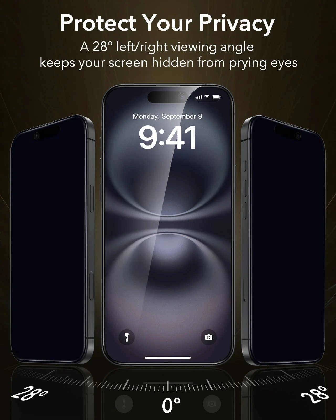 iPhone 16 / 15 UltraFit Armorite®️ Pro Privacy Screen Protector - 3 Pack - Image 3