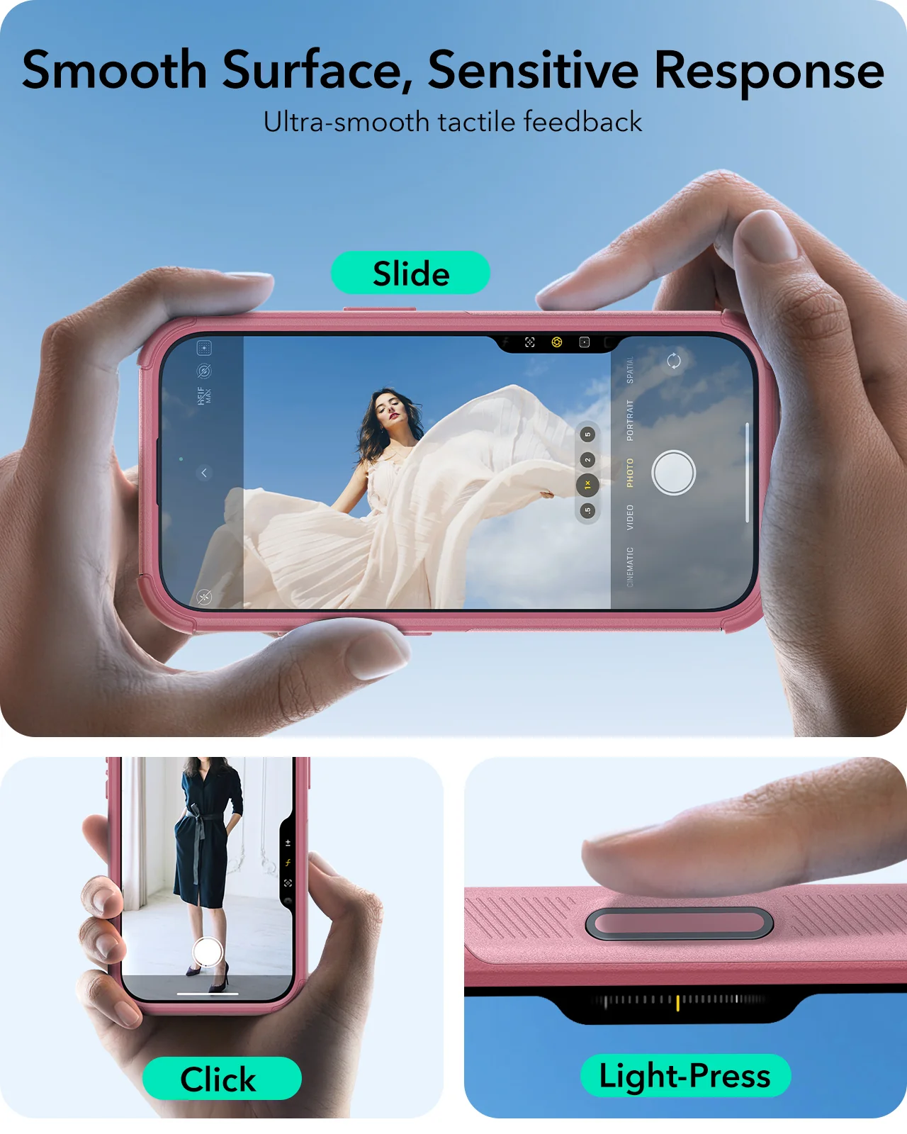 iPhone 16 Cyber Tough Magnetic Case (Camera Control, Stash Stand) - Pink - Image 5