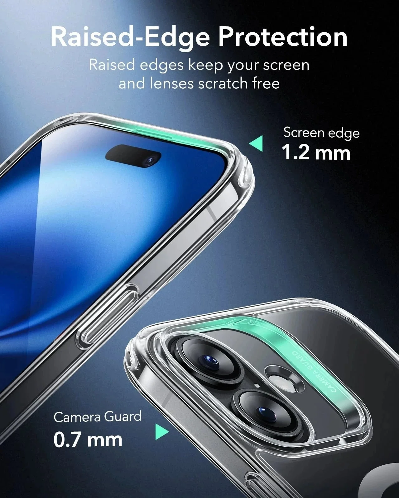 iPhone 16 HaloLock Classic Hybrid Case (Camera Control) - Frosted Black - Image 8