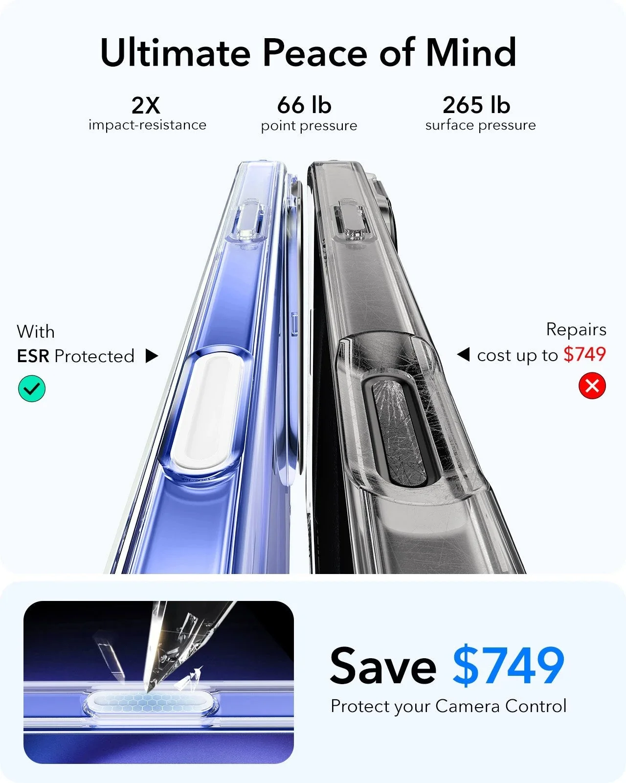iPhone 16 Classic Hybrid Magnetic Case (Camera Control, Stash Stand) - Clear Green - Image 5