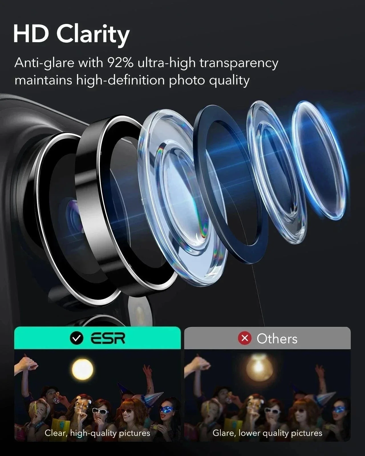 iPhone 16 Plus Classic Hybrid Magnetic Case (Camera Control) & Privacy Screen Protector Bundle - Frosted Black - Image 17