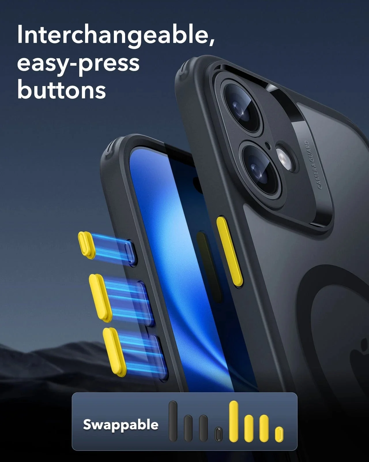 iPhone 16 Plus Classic Pro Case (HaloLock) Set - Clear - Image 6
