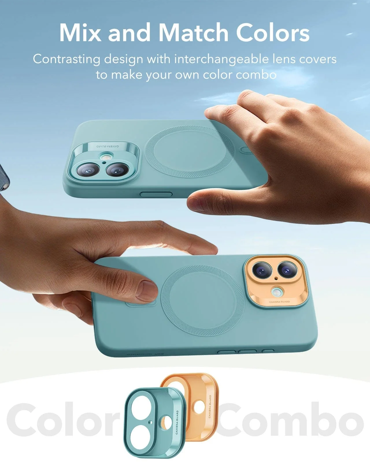 iPhone 16 Plus Cloud Soft Magnetic Case (Camera Control) - Teal - Image 6