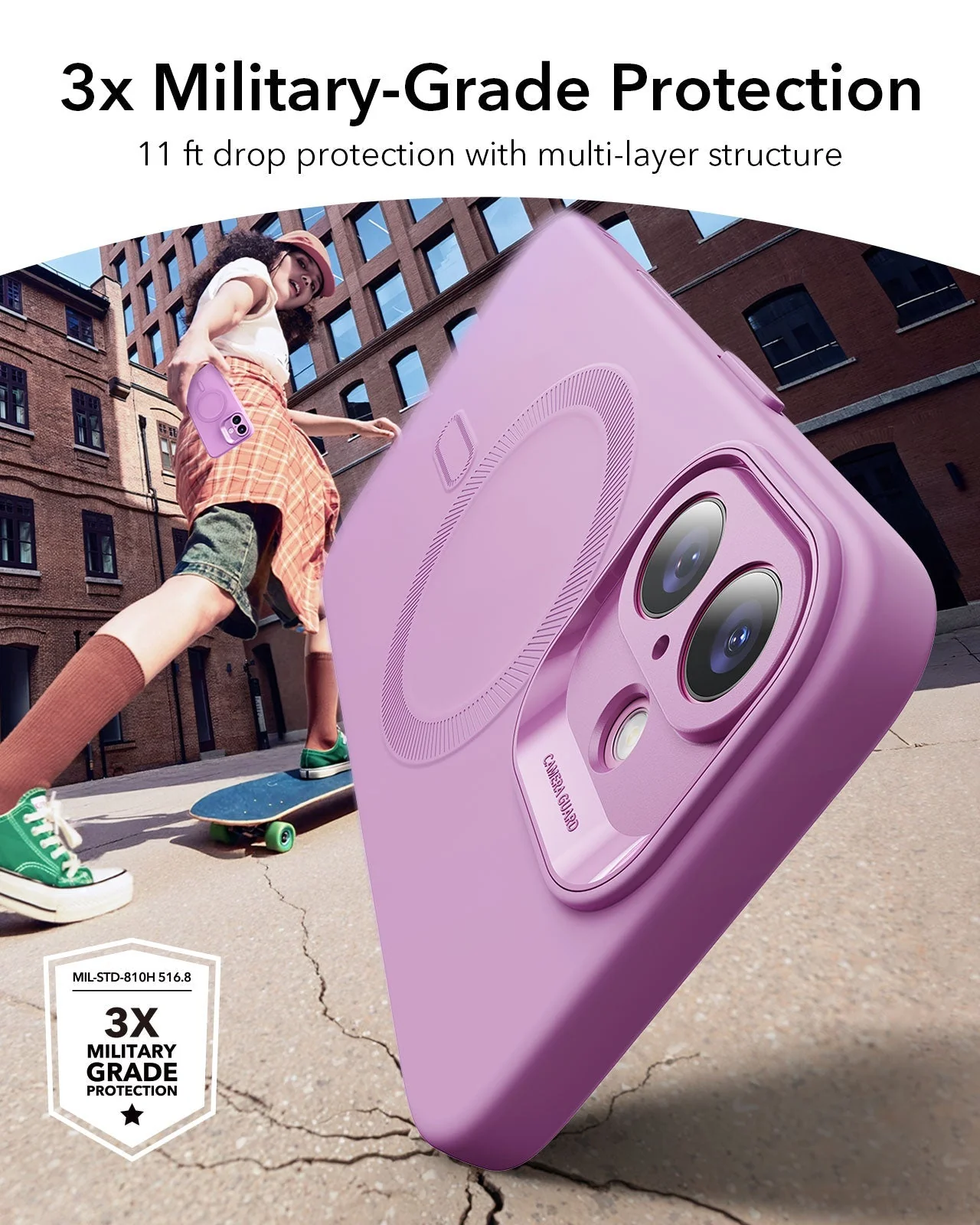 iPhone 16 Plus Cloud Soft Magnetic Case (Camera Control) - Pink - Image 4