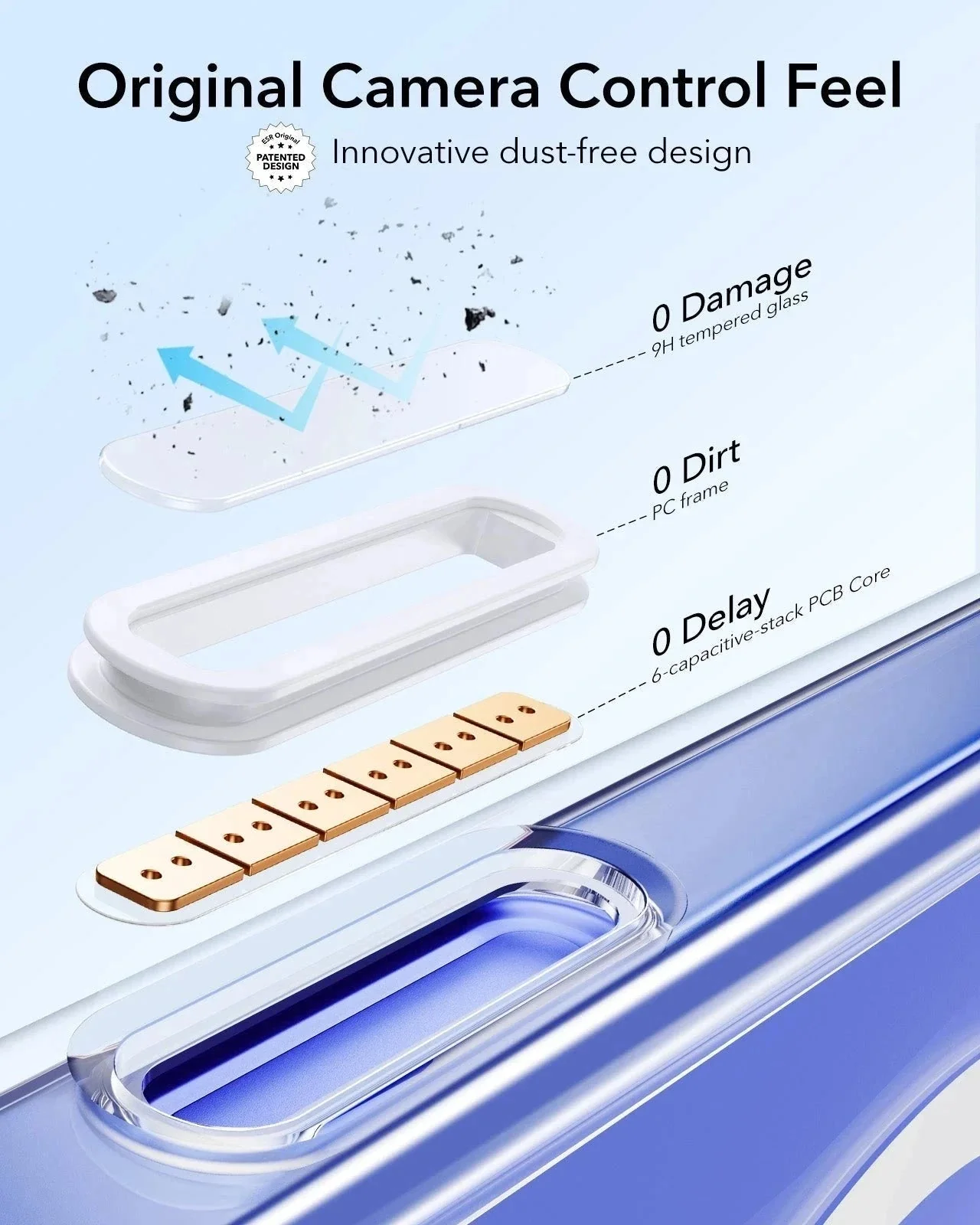 iPhone 16 Plus Classic Hybrid Magnetic Case (Camera Control, Stash Stand) - Clear - Image 3