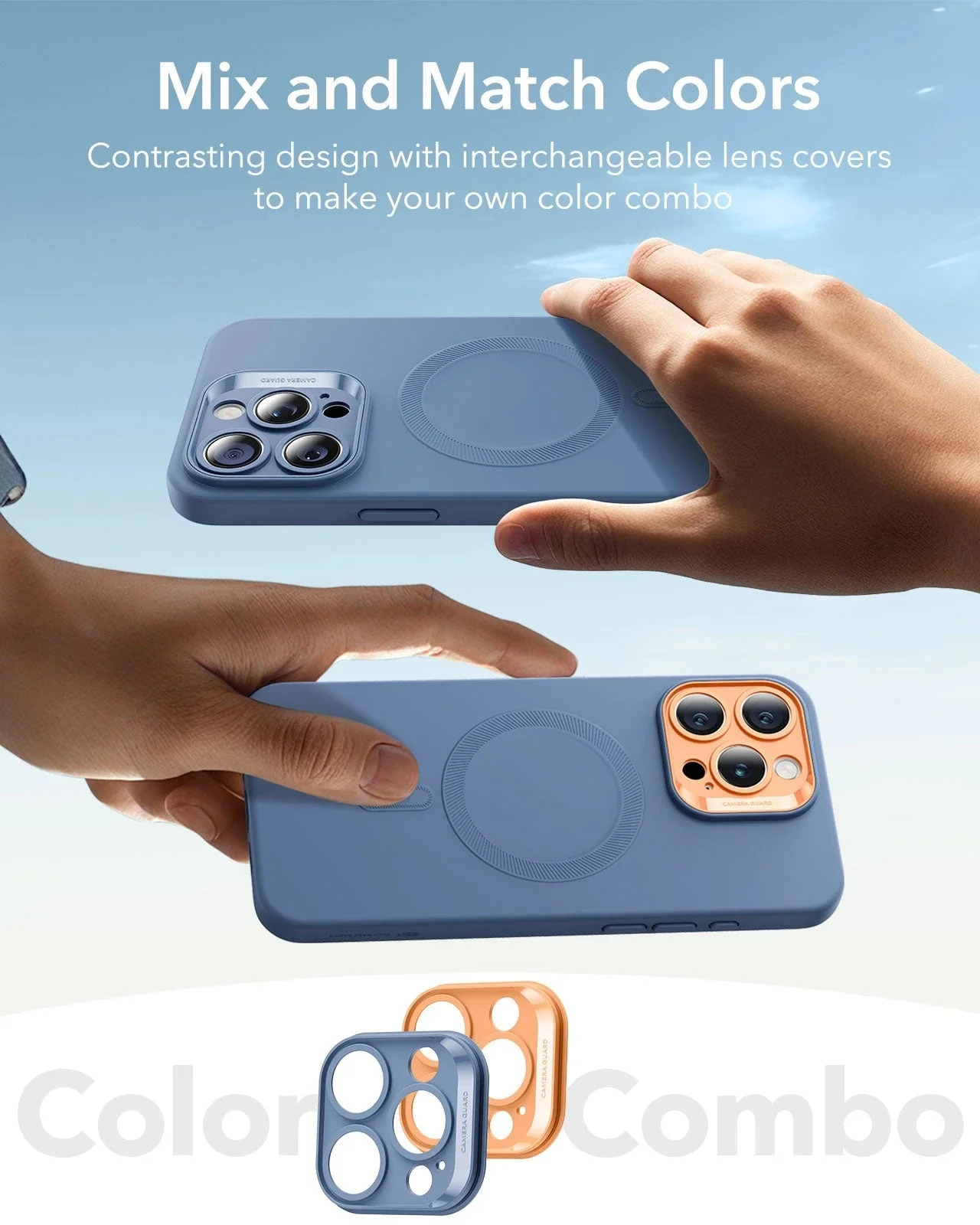 iPhone 16 Pro Cloud Soft Magnetic Case (Camera Control) - Light Blue - Image 6