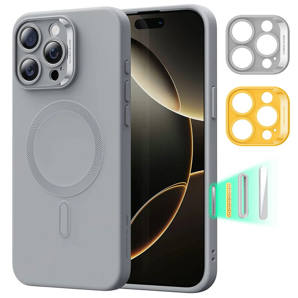 iPhone 16 Pro Cloud Soft Magnetic Case (Camera Control) - Grey