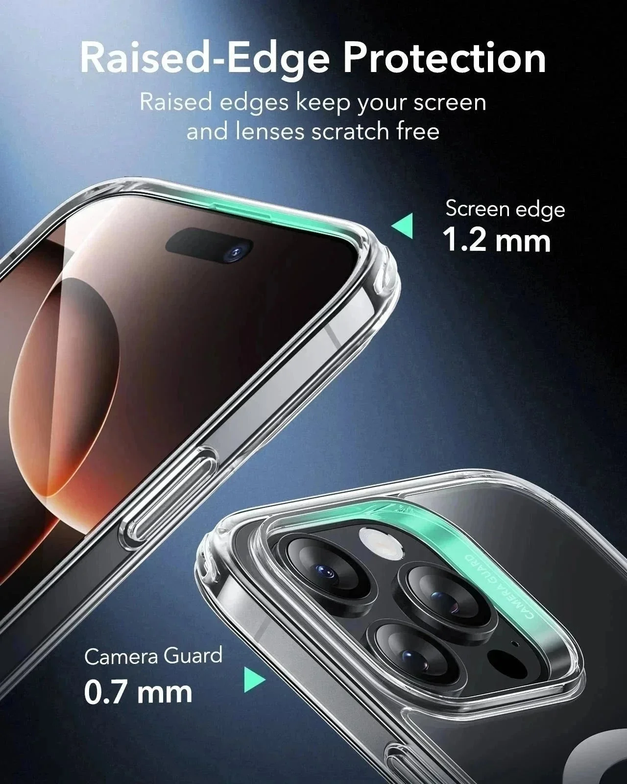 iPhone 16 Pro HaloLock Classic Hybrid Case (Camera Control) - Frosted Clear - Image 8