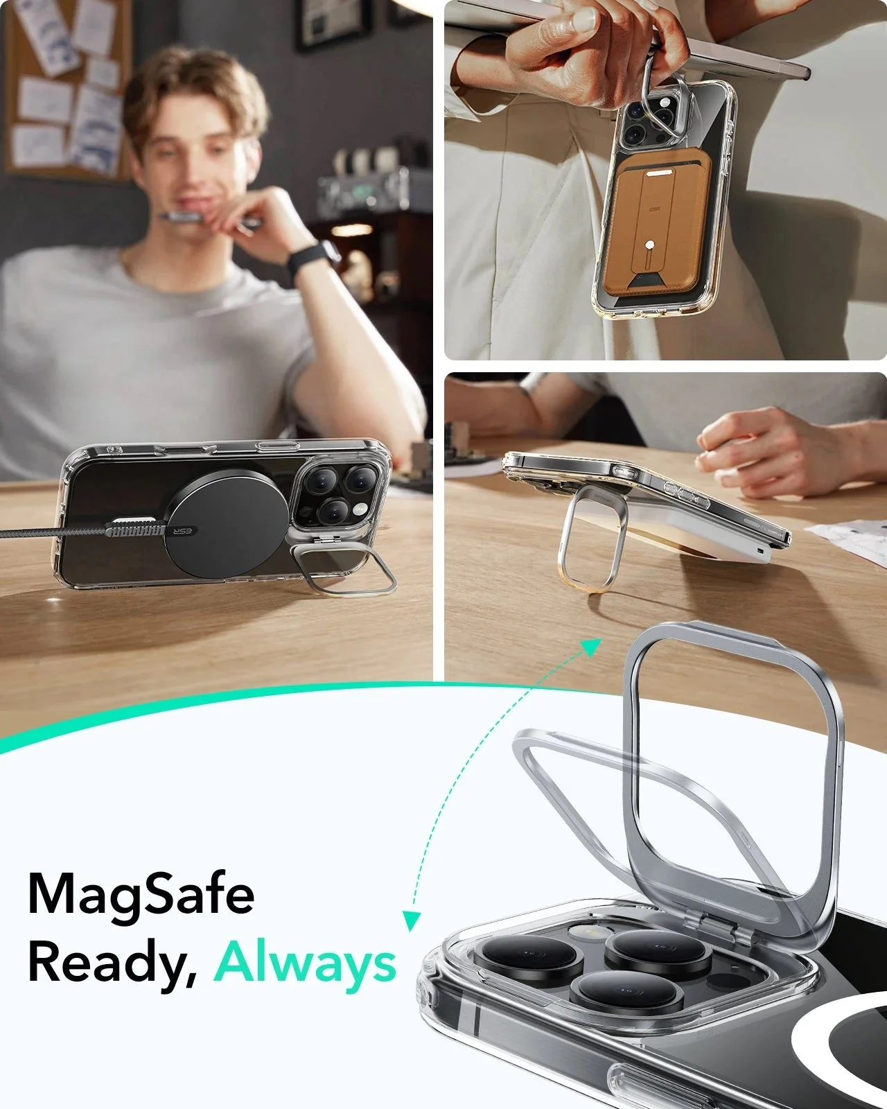 iPhone 16 Pro Max Everyday-Carry Bundle - Clear - Image 4