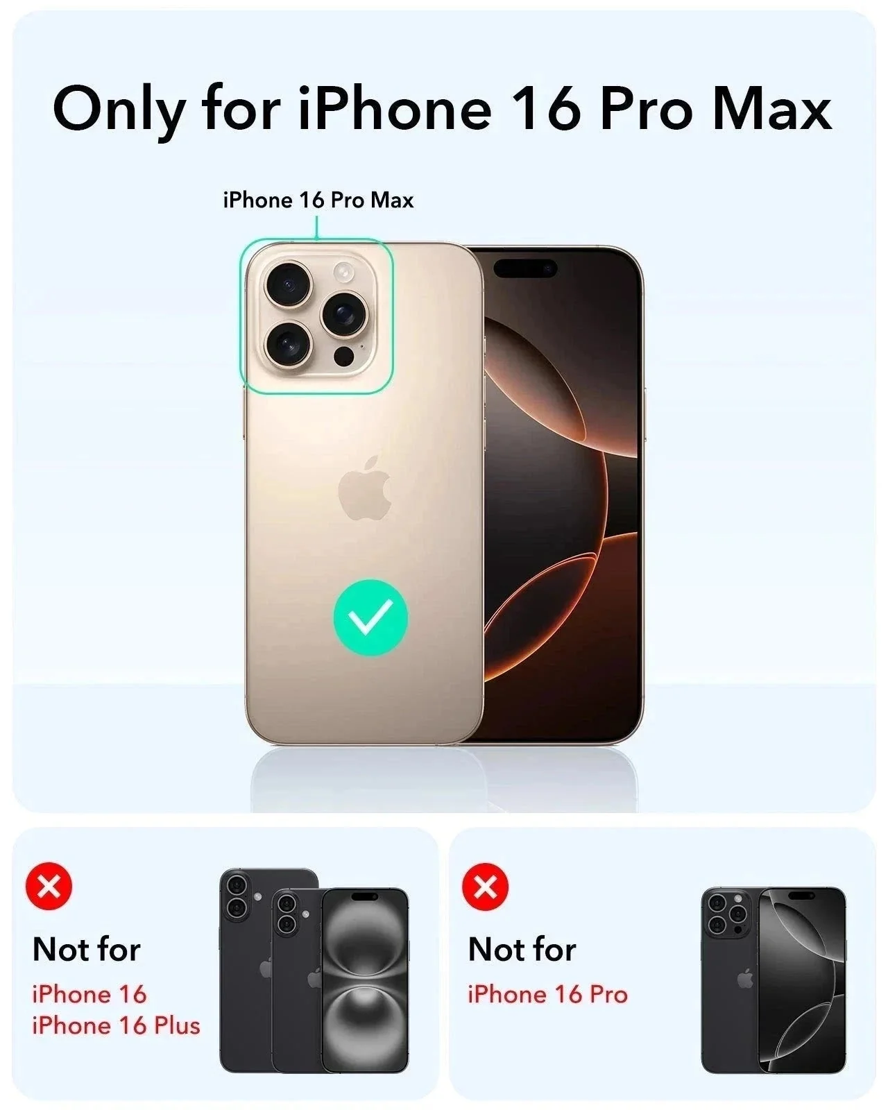 iPhone 16 Pro Max Classic Hybrid Magnetic Case (Camera Control, Stash Stand) - Clear Grey - Image 9